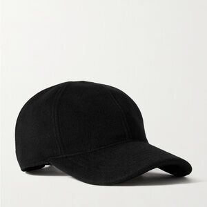 TOTEME Double wool and cashmere-blend baseball cap